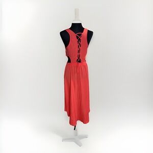 Gianni‎ Bini Dress Women Size M Flowy Cutout Corset Back Wedding Cocktail Party